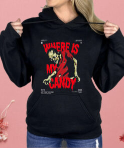 Zombie Where Is My Candy Halloween Shirt